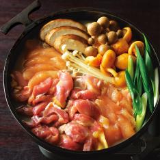 〈じどりや穏座〉淡海地鶏すき・やきセット