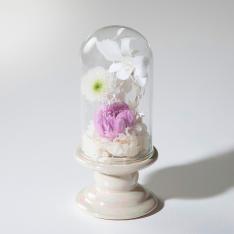 供花プリザーブドフラワー パープル一輪菊・菊