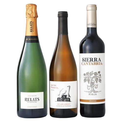 ＜スペイン＞こだわり赤白泡3本セット