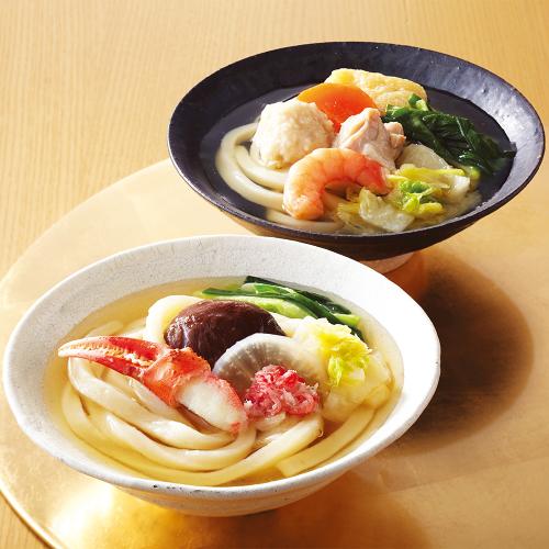 〈京料理　たん熊北店〉小鍋うどん2種詰め合わせ