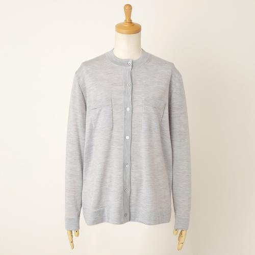 ＜サロンルシック カシミヤ＞ クルーカーディガン