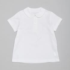 ＜Legato＞面接女児半袖天竺ブラウス 90→130cm
