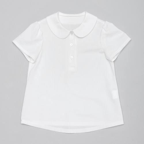 ＜Legato＞面接女児半袖ポロブラウス 100→140cm