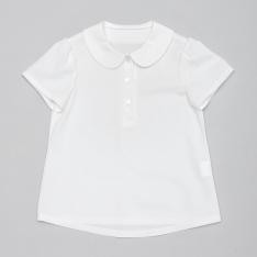 ＜Legato＞面接女児半袖ポロブラウス 100→140cm