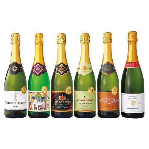 ＜フランス＞金賞受賞5本入スパークリング6本セット