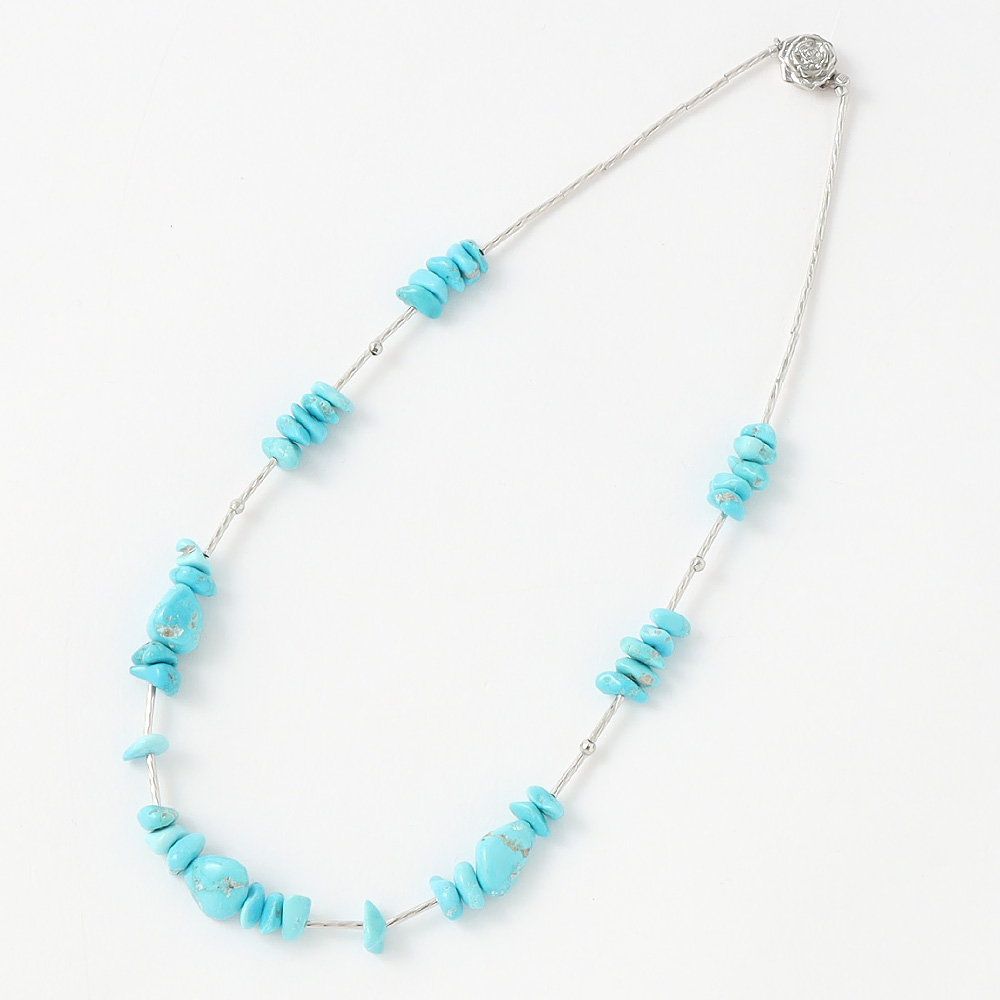 トルコ石ステーションネックレス