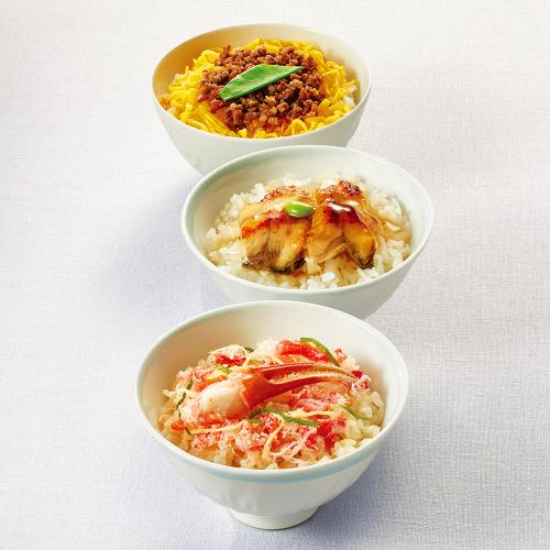 国産食材3種の贅沢御膳