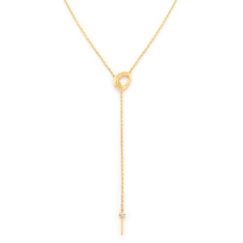 リヴィエラ ダイヤモンドYネックレス