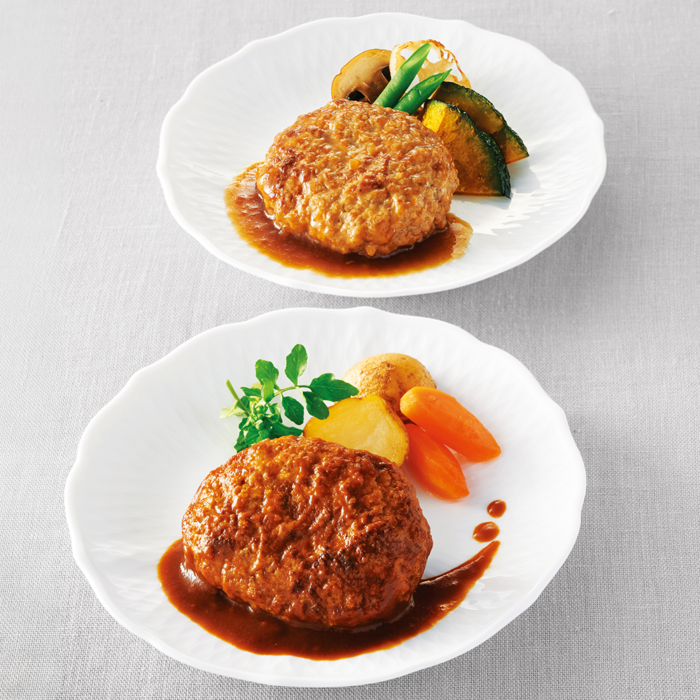 〈ホテルオークラ〉煮込みハンバーグ3種セット