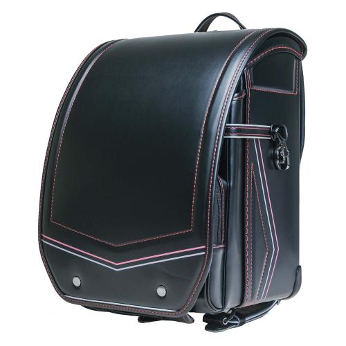 ＜くるピタ　シャープモダン＞ランドセル（1KK5630K ブラックレッド）