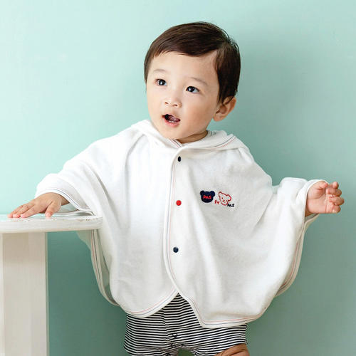 ケープ　UVカット加工　トリコロール