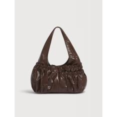 LEATHER RUFFLES HOBO BIG バッグ