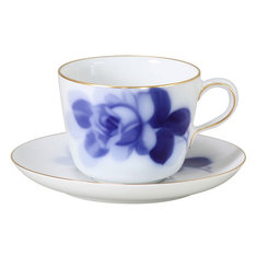 ブルーローズ　モーニングカップ＆ソーサー