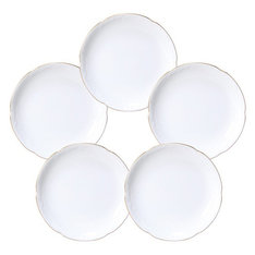 ゴールドライン　15cm銘々皿　5枚組