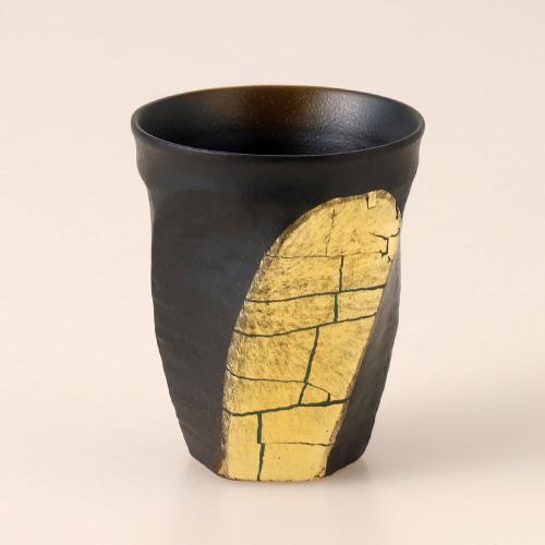 ＜九谷焼＞フリーカップ金箔彩