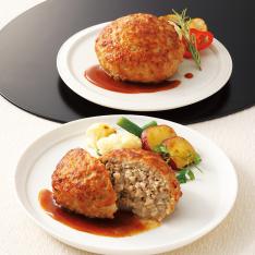 〈東京・なだ万〉和風ハンバーグ