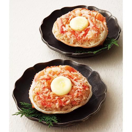 〈美食千歳〉紅ずわい蟹甲羅めし