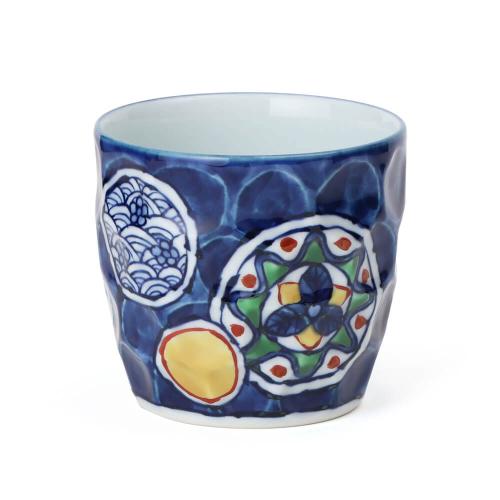 染濃祥瑞丸紋 焼酎杯