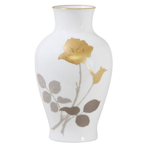 金蝕バラ 花生 28cm