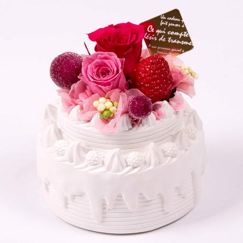 プリザーブドフラワー「sweet cake」