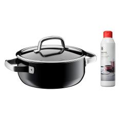 フュージョンテック ミネラル ローキャセロール20cmBL+クリーナー・レシピ本セット
