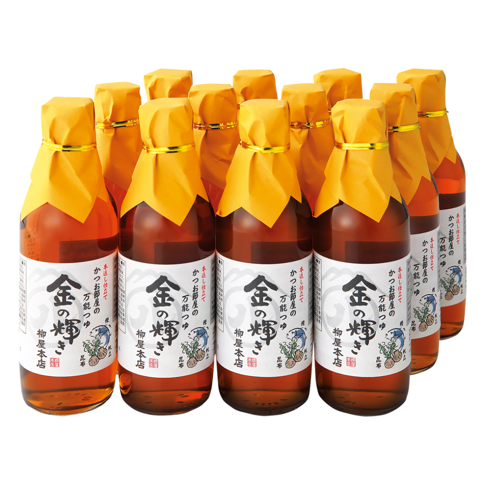 ＜柳屋本店＞かつお節屋の万能つゆ　金の輝き