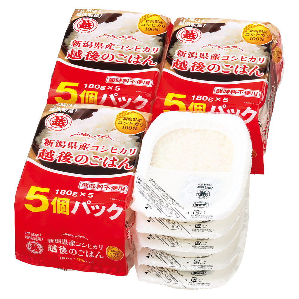 ＜越後製菓＞越後のごはんコシヒカリ
