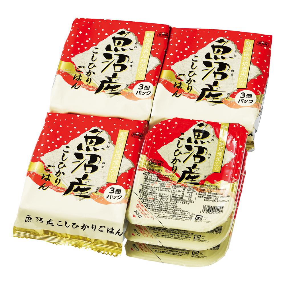 ＜たかの＞魚沼産こしひかりパックごはん