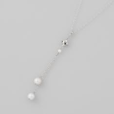 アコヤ真珠ナチュラルカラーデザインペンダント