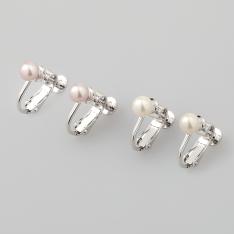 淡水パールイヤリング2個セット