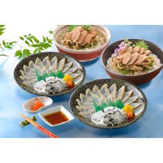【母の日】ふくたたき刺身とふく漬け丼の具セット（母の日カード付）