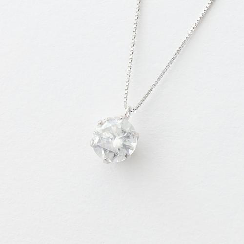 Pt 1.5ct Hカラー ダイヤペンダント