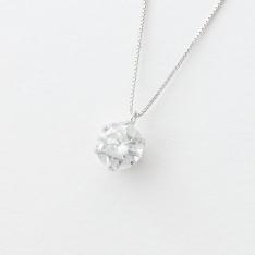 Pt 1．5ct Hカラー ダイヤペンダント
