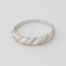 Pt900 デザインリング「結び」