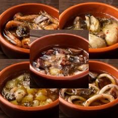 レンジで簡単調理 国産魚介のアヒージョ5種セット