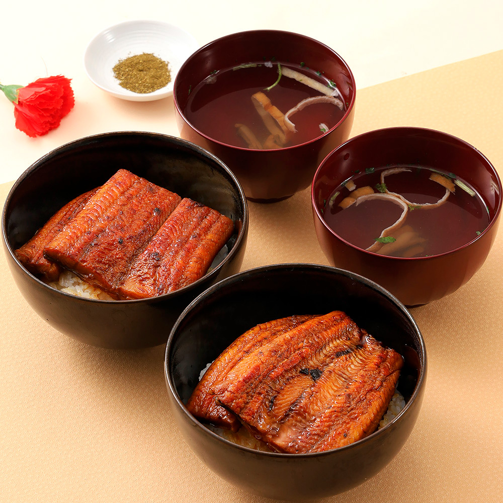 【母の日】生産者限定　山道養鰻のうなぎ蒲焼4人前（カーネーション造花付）