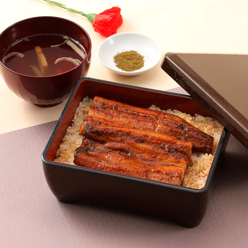 【母の日】うなぎ工房　国産長蒲焼2人前（カーネーション造花付）