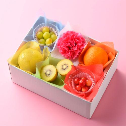 【母の日】果物詰合せ6マス（母の日BOX）