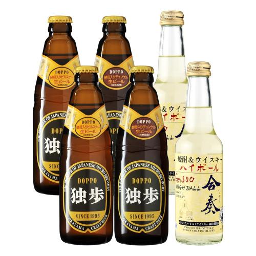 独歩ビール＆合奏ハイボール 6本セット