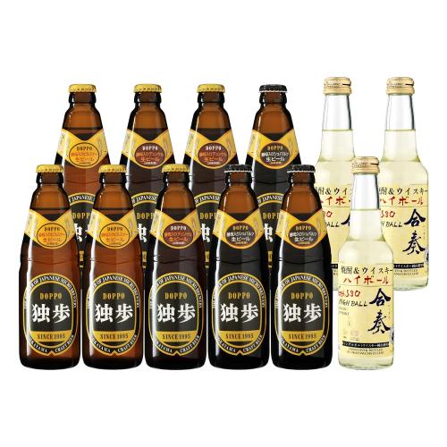 独歩ビール&合奏ハイボール 12本セット