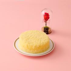 【母の日】ドゥーブルフロマージュ＆フラワードームセット