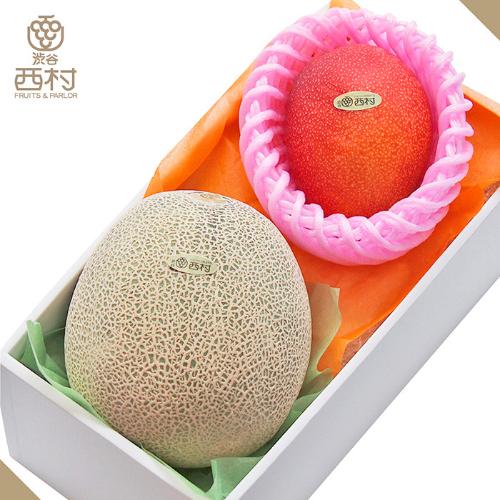 【母の日】青肉メロン＆国産マンゴーセット