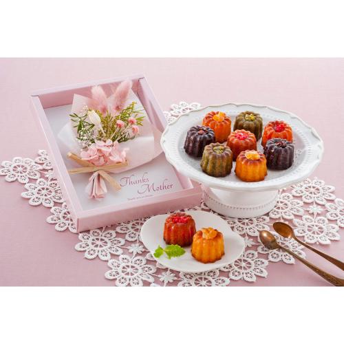 【母の日】スイーツ＆フラワーBOX　銀座京橋 レ ロジェ エギュスキロール 銀座ミニカヌレ