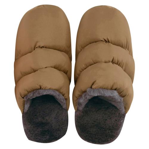 タフタボアソフトスリッパ ベージュ M→LL