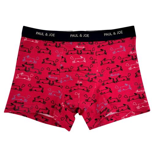 ラビット&ハート柄 ボクサーパンツ 前閉じ M→L