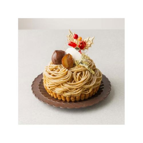【店頭受取／大阪店】丹波栗たっぷり贅沢モンブランノエル（12cm）【12月23日(火) →12月25日(木) 】（丹波産栗 65％使用）
