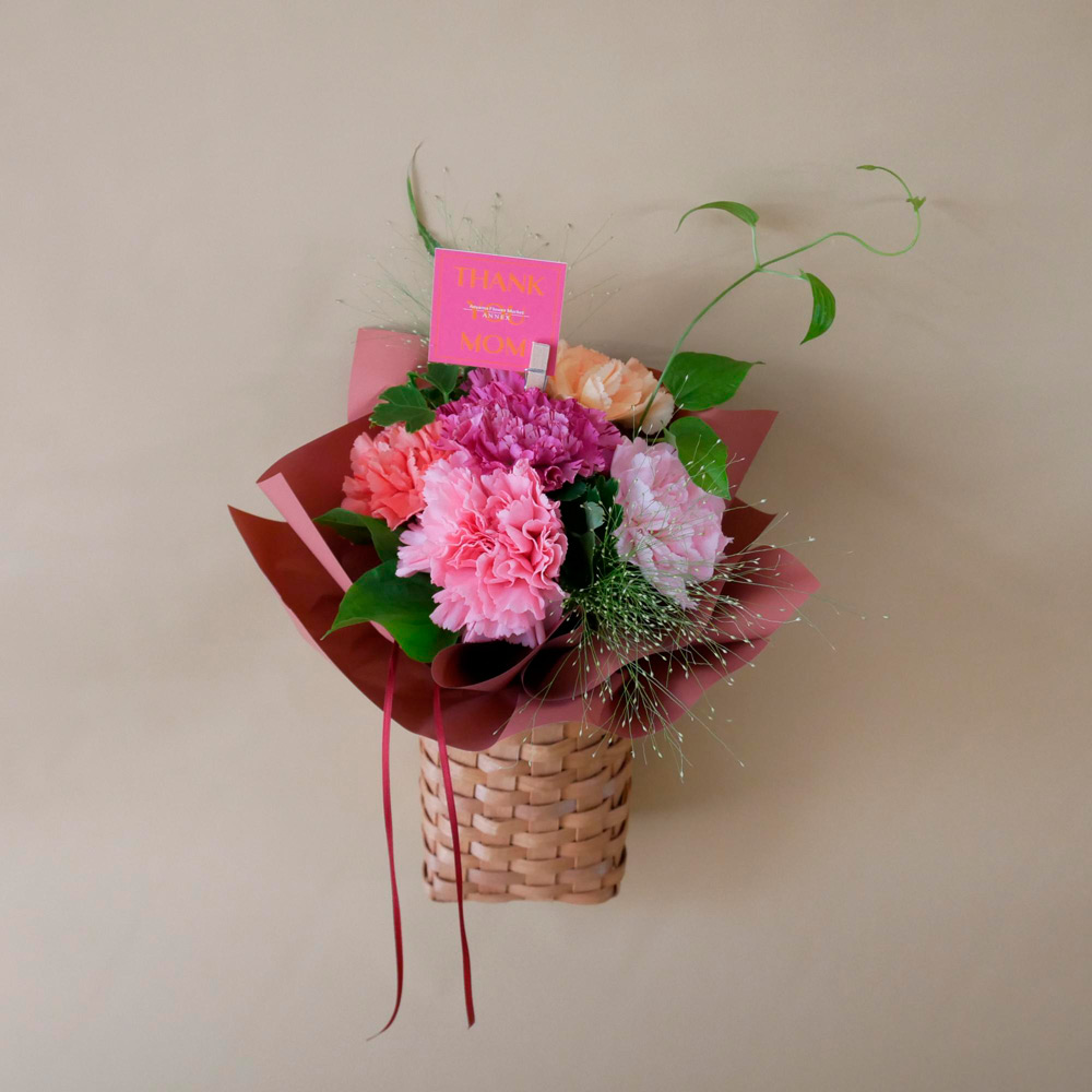 【母の日】生花　Hanging Bloom Basket