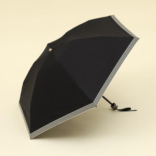 グログランリボン 婦人晴雨兼用傘（折りたたみ）