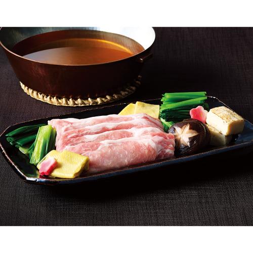 〈京料理・美濃吉〉豚肉の出汁しゃぶ鍋