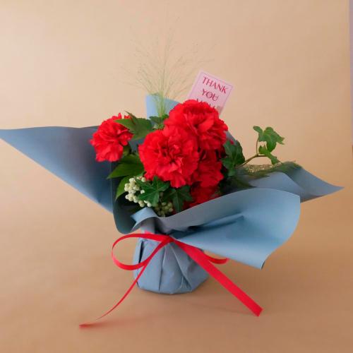 【母の日】生花　Pon de Bouquet Red